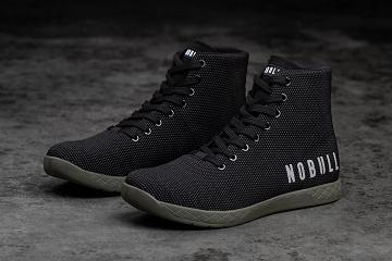 Men's Nobull High-Top Ivy Trainers Black | SG J2165P